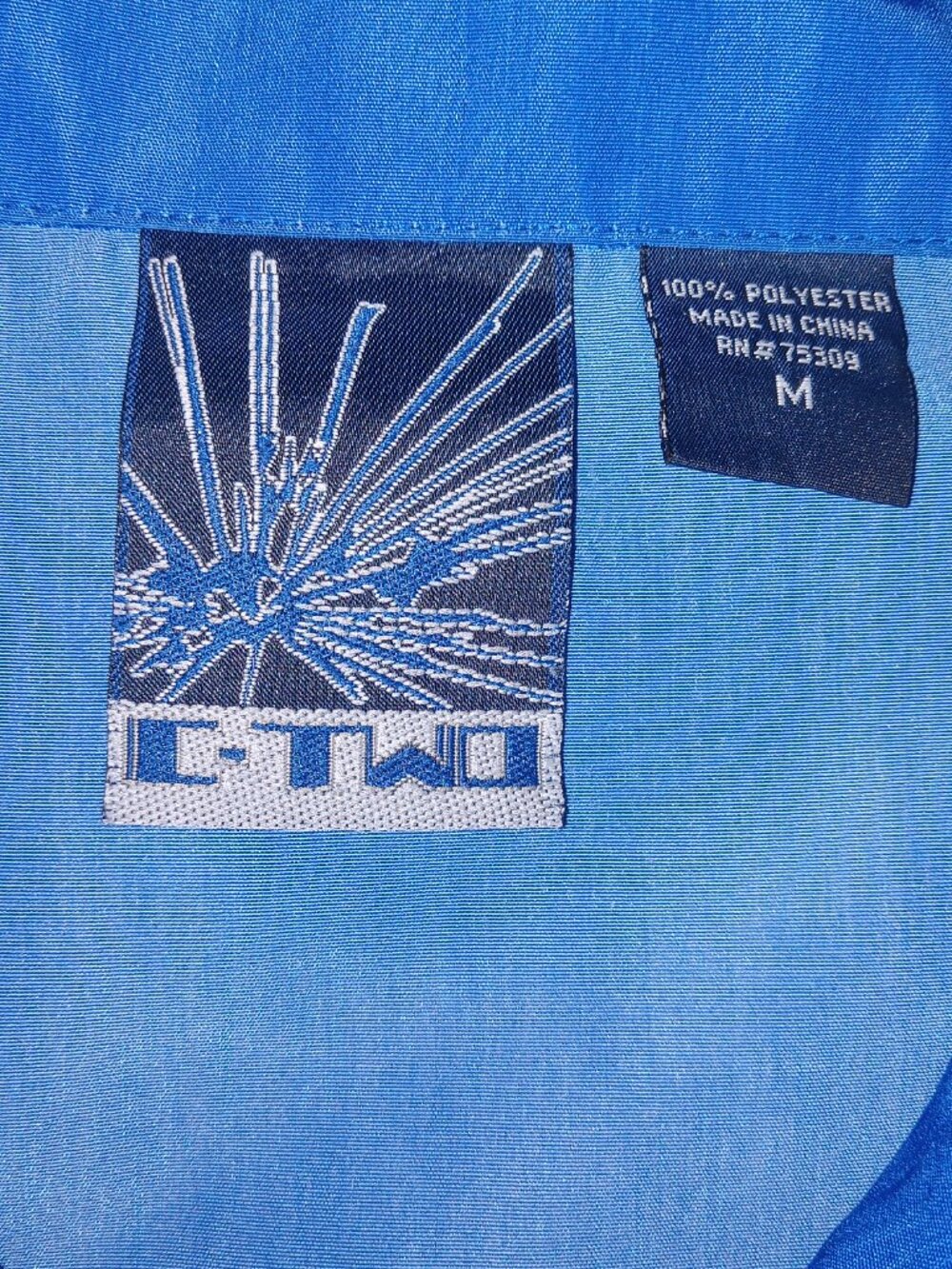 Vtg C-Two Shirt Mens M Flame Graphic Tribal Y2K Rock Grunge Festival 90s Biker - Picture 7 of 10